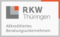 RKW Thüringen Akkeditierungs-Siegel Offizielles RKW Thüringen Qualitätssiegel für akkreditierte Beratungsunternehmen